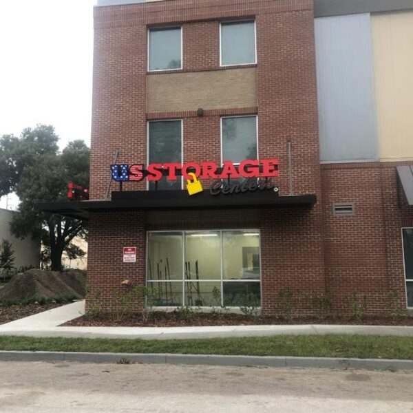 US Storage aluminum awning